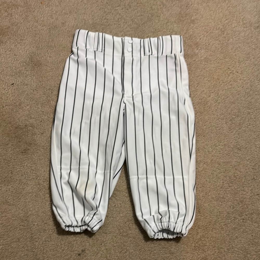 White and Black Casual Baseball Knickers/ Champro/ New without tags